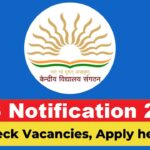 KVS Notification 2024